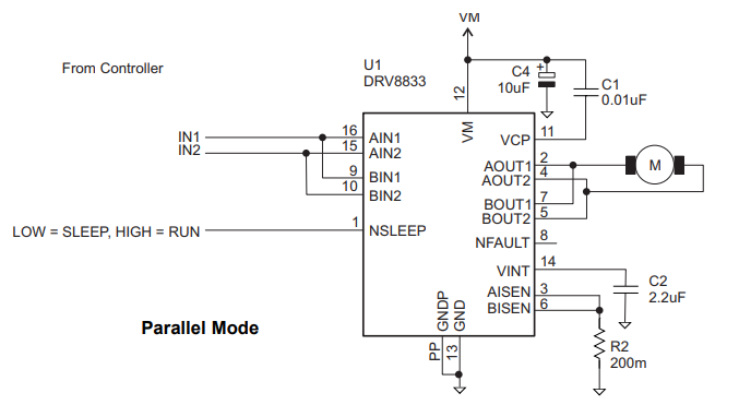 How to Control DC Motors Using DRV8833